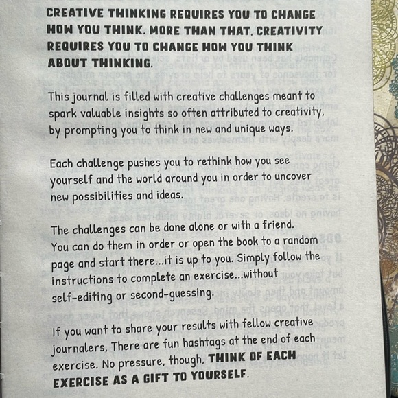 Pilgrim Soul Creative Thinking Journal & Mood Enhancing Coloring Book -NWT - Picture 7 of 16